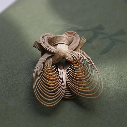 Bamboo Cicada Brooch