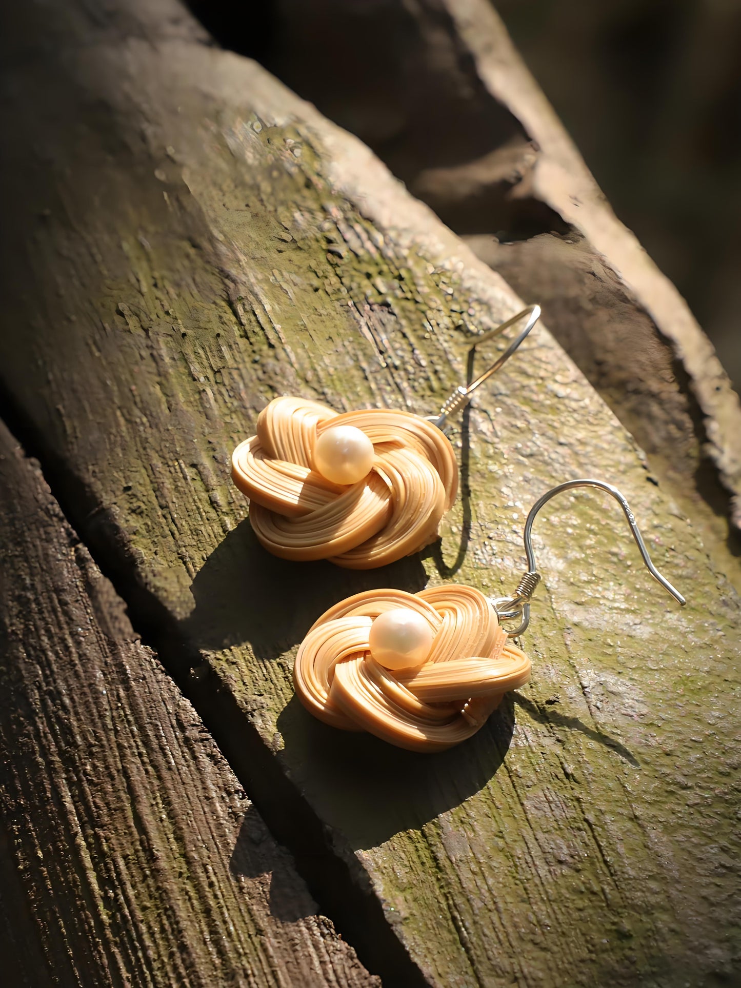 Bamboo Flower Earrings