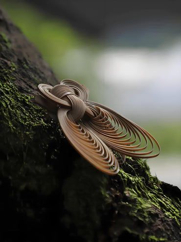 Bamboo Cicada Brooch