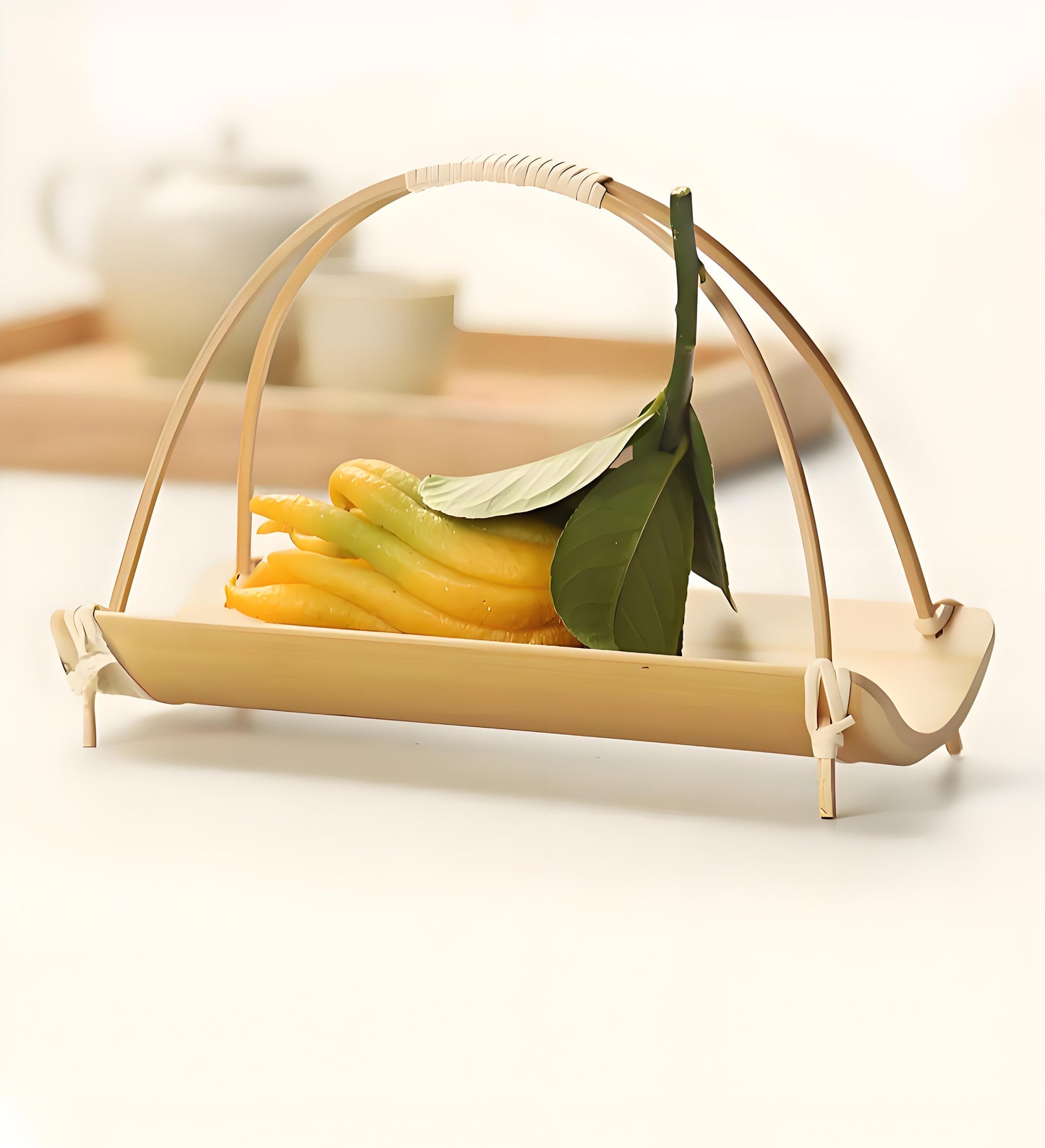 Bamboo Tray with Handle