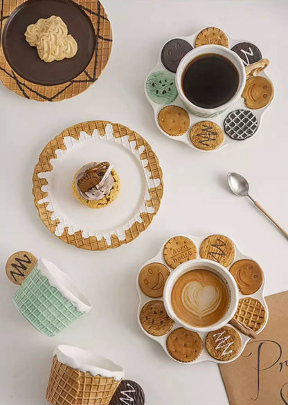 Cookie Ceramic Cup & Plate