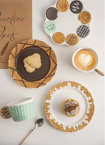 Cookie Ceramic Cup & Plate