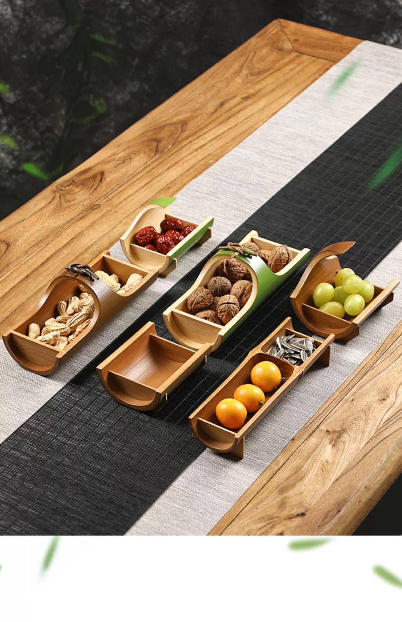 Bamboo Snack Trays