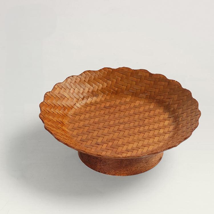 Handwoven Bamboo Plate