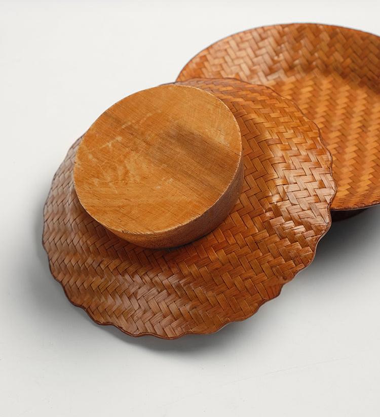 Handwoven Bamboo Plate