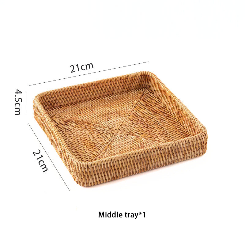 Rattan Storage Tray