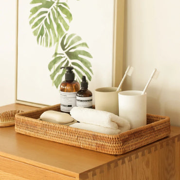 Rattan Storage Tray