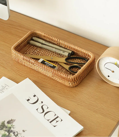 Rattan Storage Tray