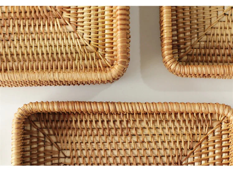 Rattan Storage Tray