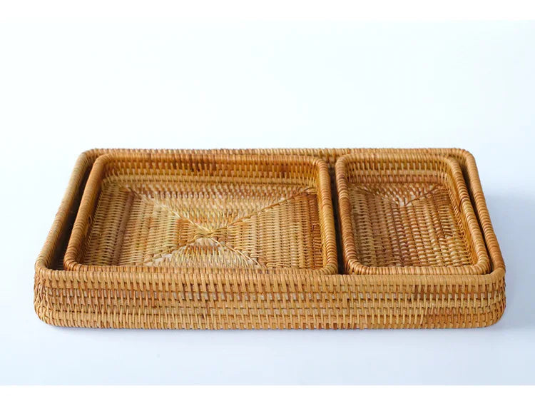 Rattan Storage Tray