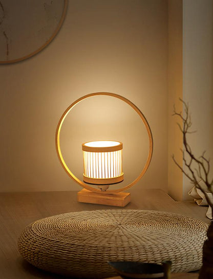 Bamboo Art Table Lamp