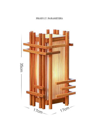 Japanese-Style Bamboo Lamp