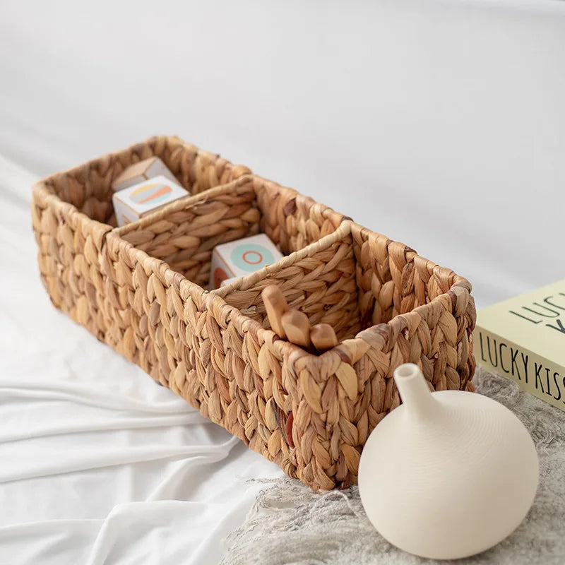 Woven Basket with Dividers