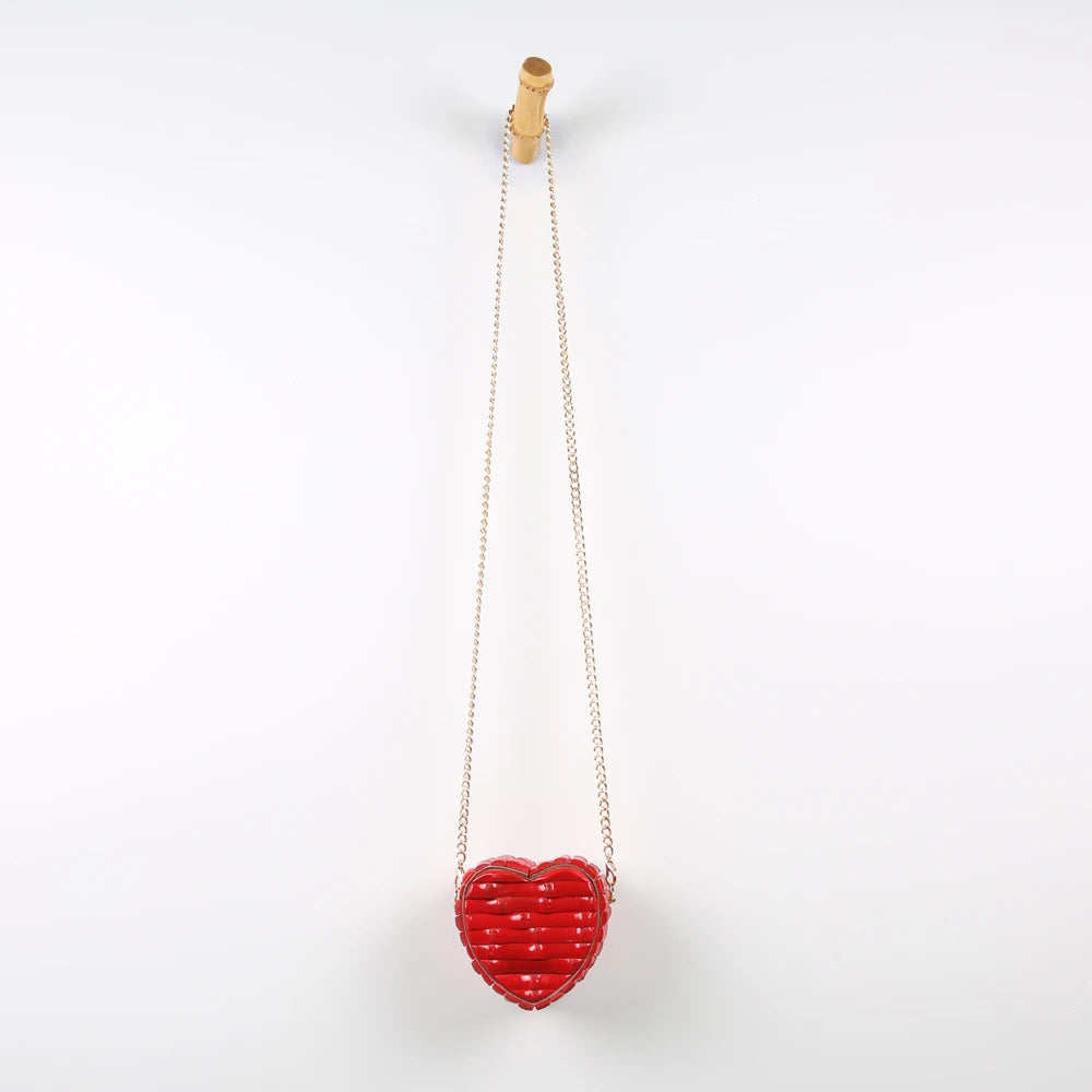 Heart-Shaped Bamboo Bag