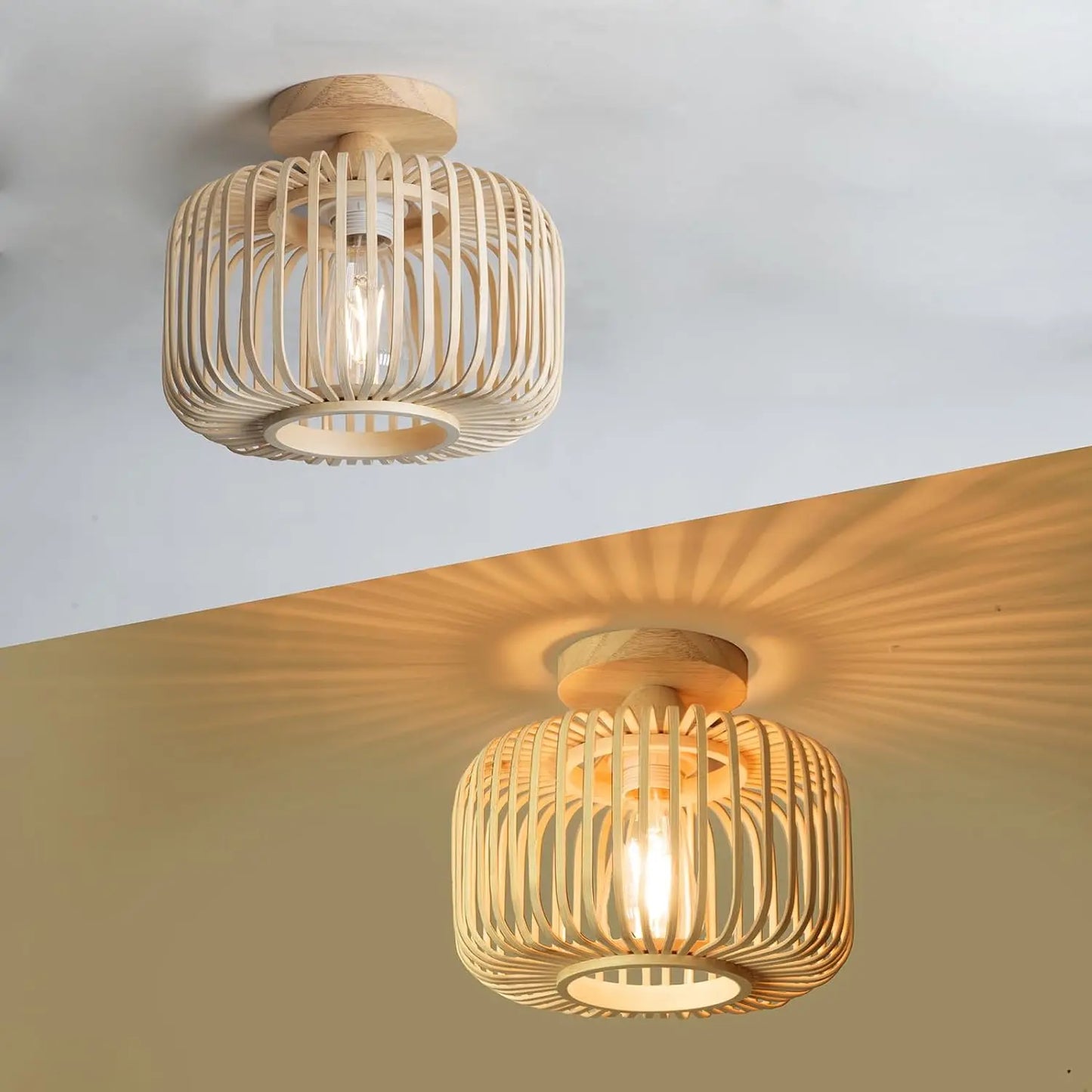 Bamboo Ceiling Light