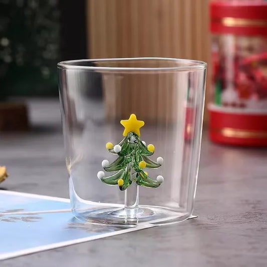 Christmas Glass Cup