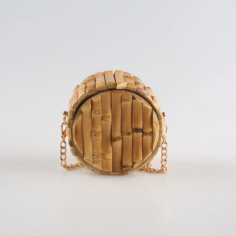 Bamboo circle bag sale