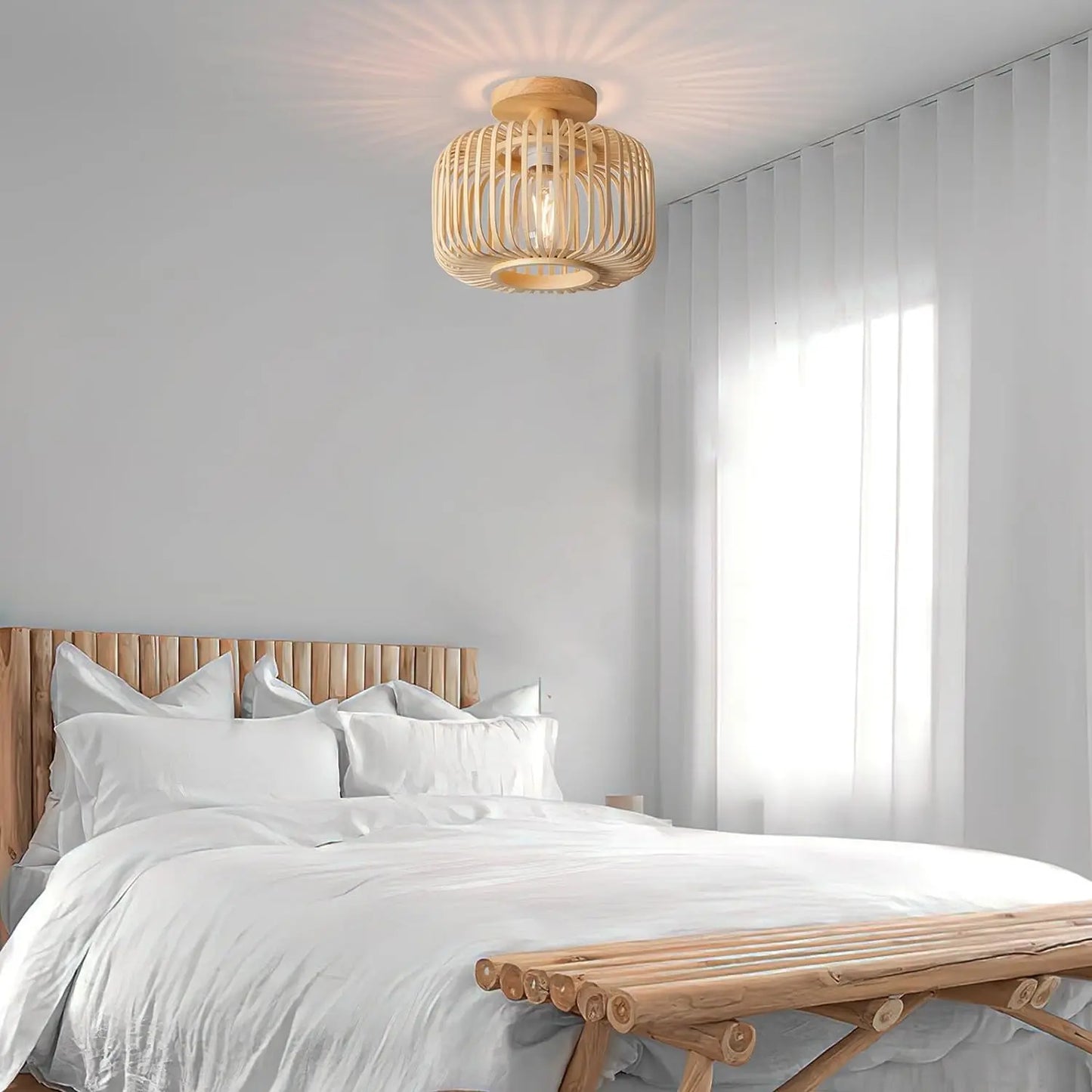 Bamboo Ceiling Light