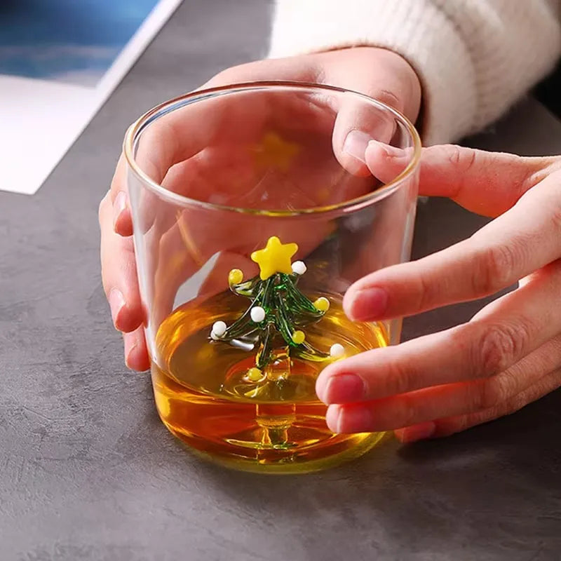 Christmas Glass Cup