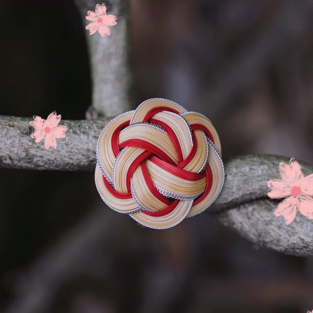 Floral Bamboo Brooch