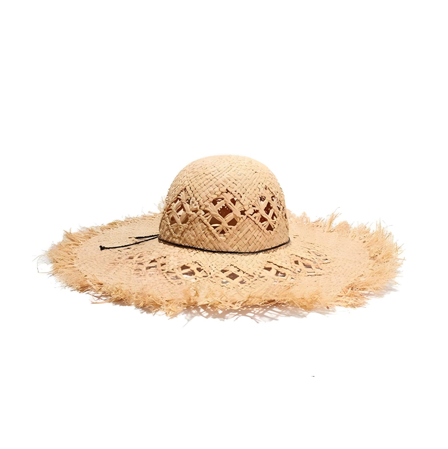 Wide-brim Straw Hat