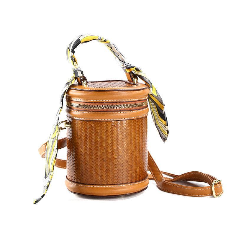 Bamboo Bucket Bag