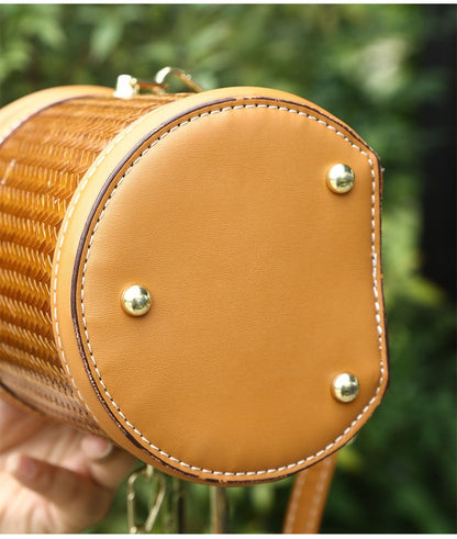 Bamboo Bucket Bag