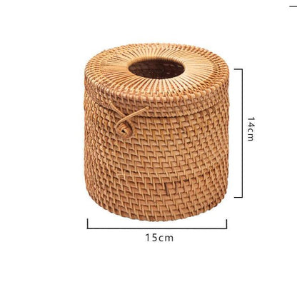 Rattan Tissue Box