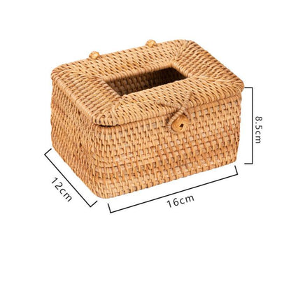 Rattan Tissue Box