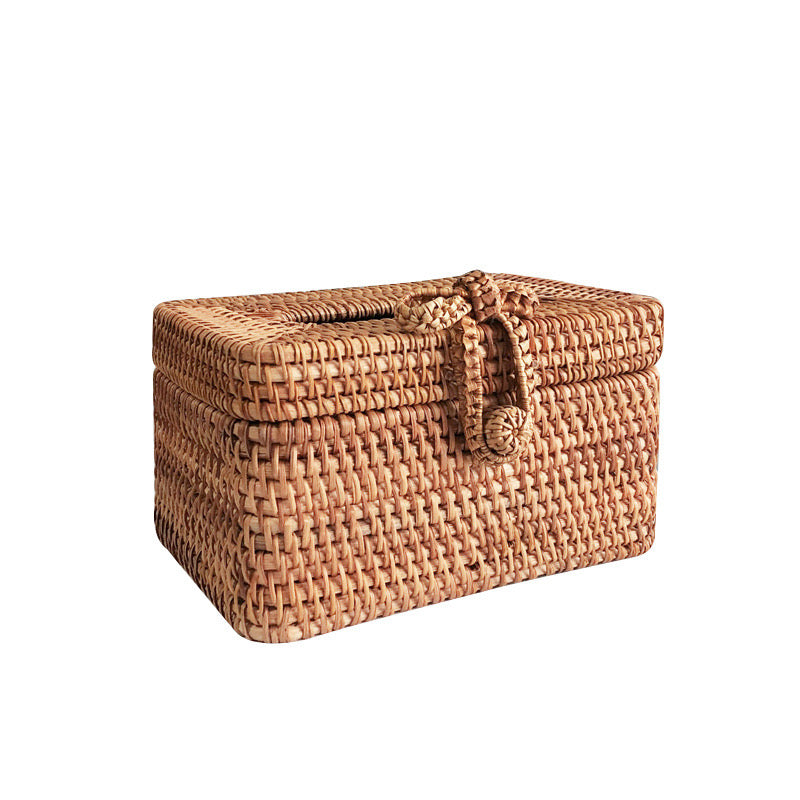 Rattan Tissue Box