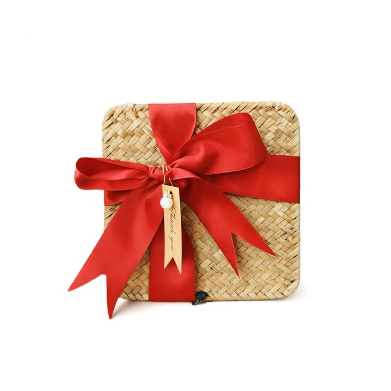 Christmas Rattan Gift Box