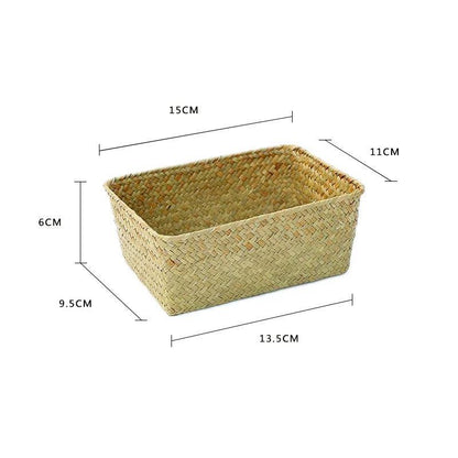 Woven Storage Basket with Lid