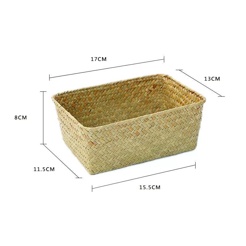 Woven Storage Basket with Lid