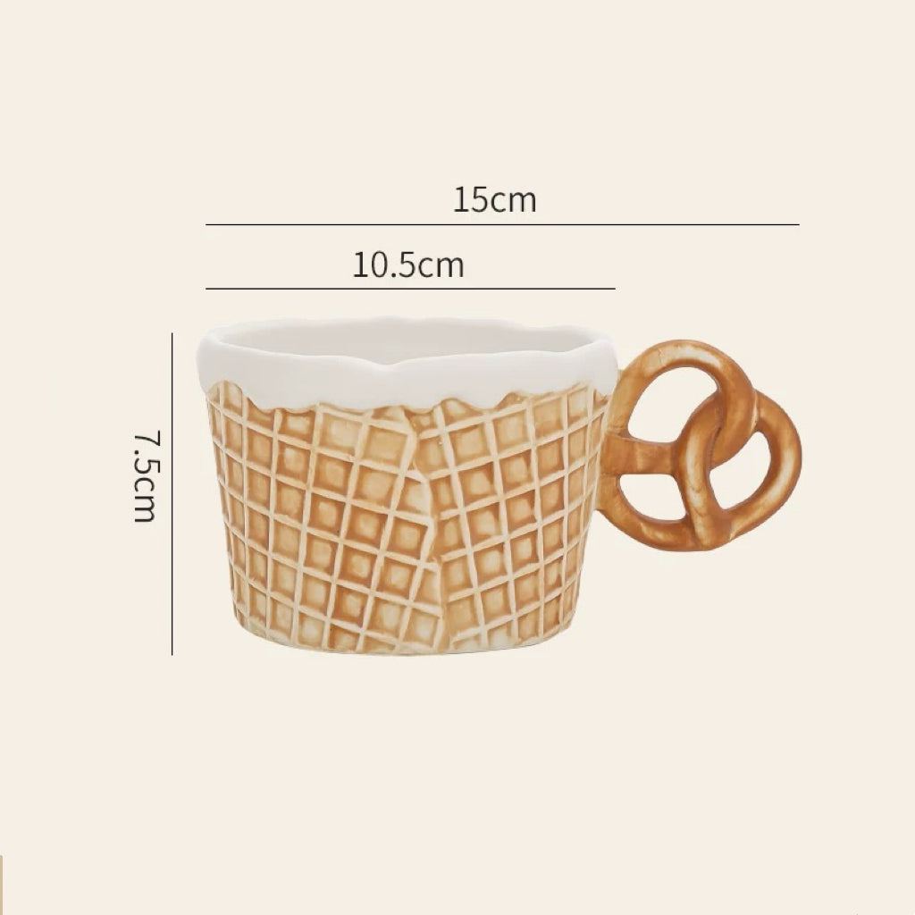 Cookie Ceramic Cup & Plate