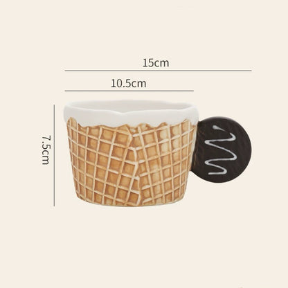 Cookie Ceramic Cup & Plate