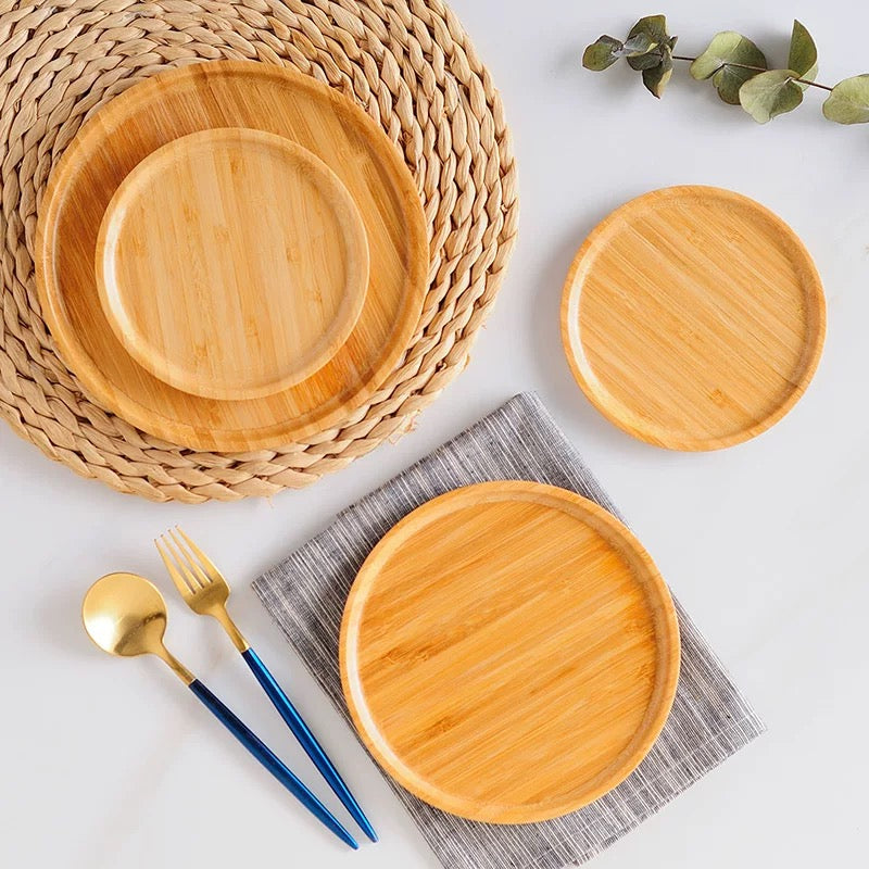 Bamboo Plate Set