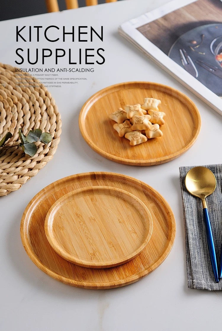 Bamboo Plate Set