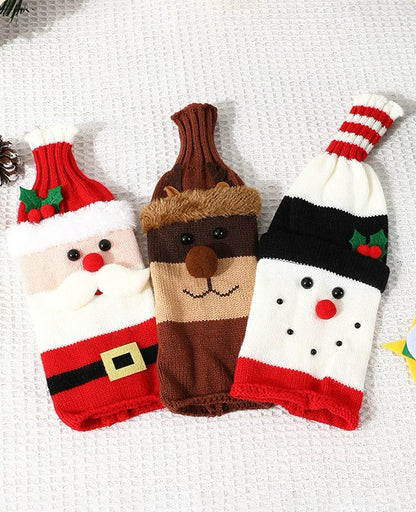 Christmas Wine Bottle Covers