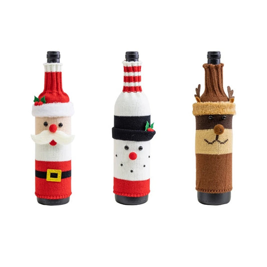 Christmas Wine Bottle Covers