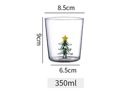 Christmas Glass Cup