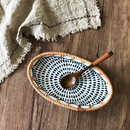 Handmade Rattan Plate