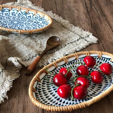 Handmade Rattan Plate