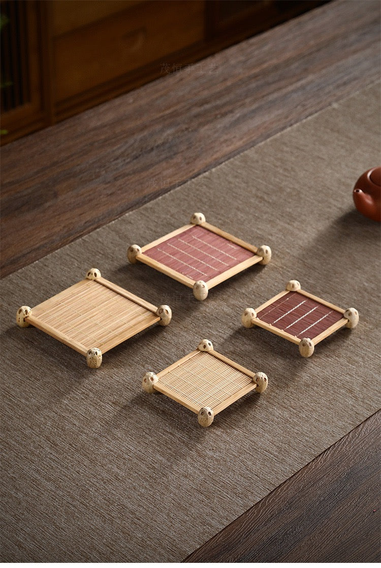 Bamboo Coaster Set