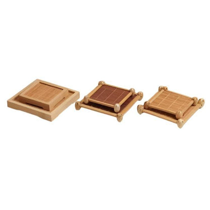 Bamboo Coaster Set