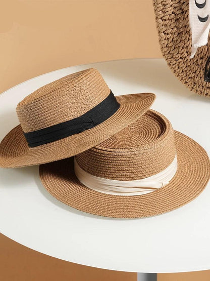 Flat Straw Hat