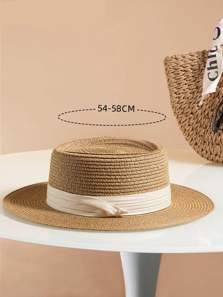 Flat Straw Hat