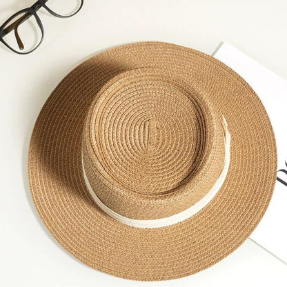 Flat Straw Hat