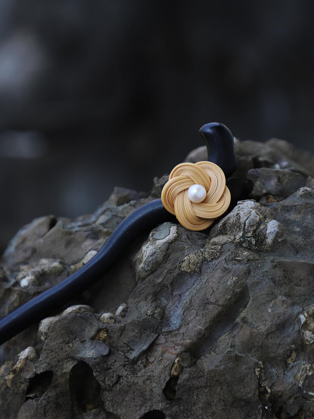 Bamboo Flora Hairpin