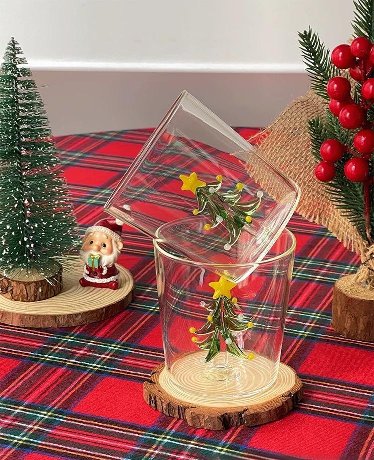 Christmas Glass Cup