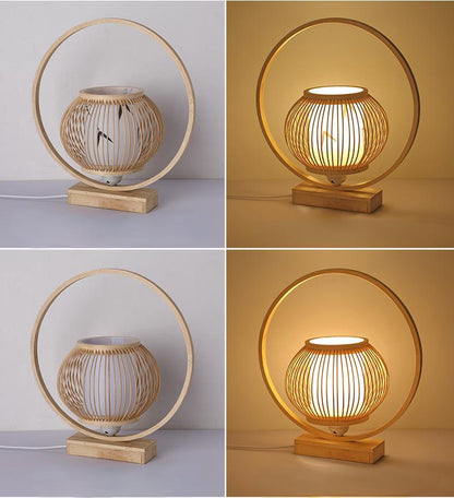 Bamboo Art Table Lamp